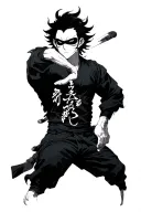 Gojo satoru gojo without blindfold tattoo design idea