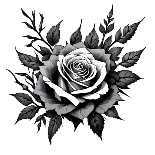 A Court Of Thorns And Roses tattoo design idea