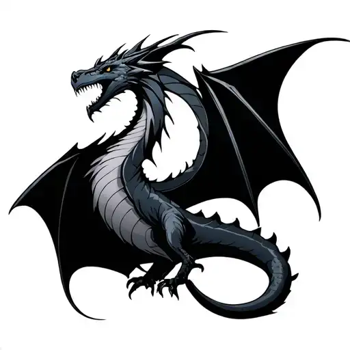 Draco tattoo design idea