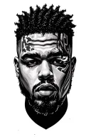 XO The Weeknd incorporated tattoo design idea