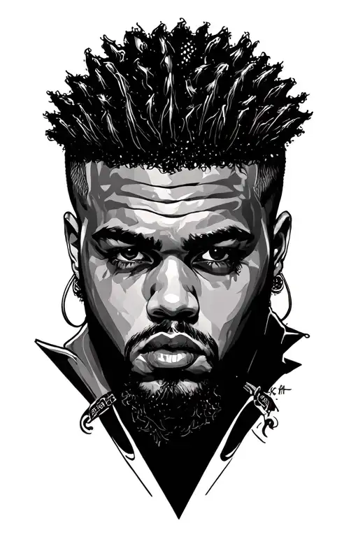 XO The Weeknd incorporated tattoo design idea