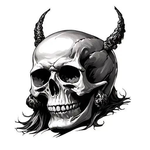 skulls hear no evil see no evil speak no evi tattoo design idea