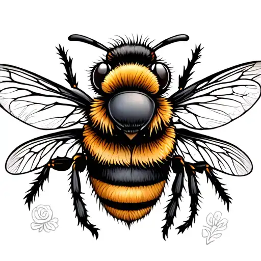 cute bee tattoo design tattoo design idea