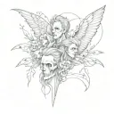 lost loved ones  tattoo design idea