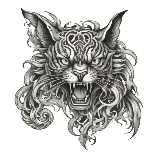 Anxiety Anger Silence tattoo design idea
