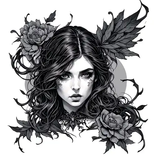 Lilith tattoo design idea