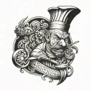 something personal for a chef preparing tattoo design idea