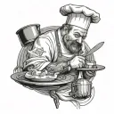 something personal for a chef preparing tattoo design idea