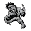 nigger fart tattoo design idea