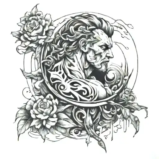 life, struggle ugliness in the success tattoo design idea