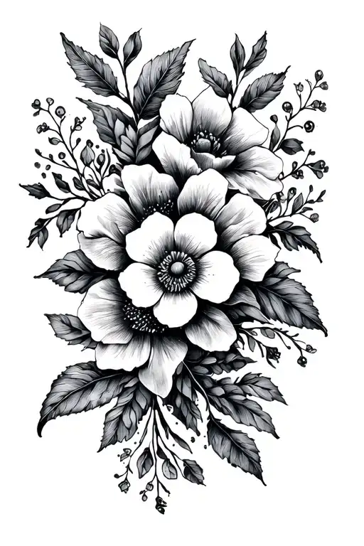 feminine floral forearm tattoo that shows struggle, battles, anxiety but strength tattoo design idea