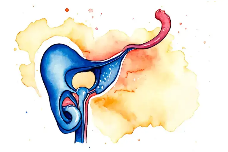 uterus with Dr bluey and Dr bingo removing it tattoo design idea