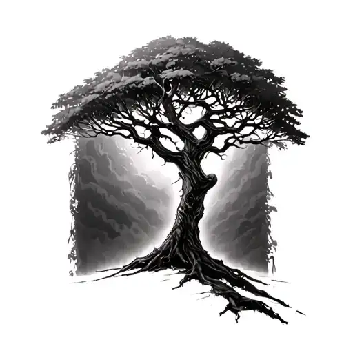 xxxtentacion tree tattoo design idea