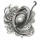 yo-yo tattoo design idea