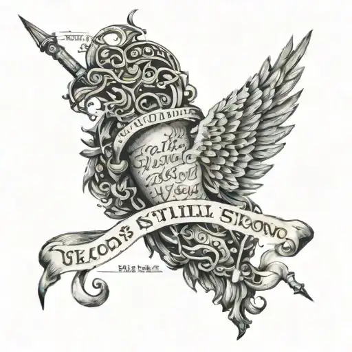 quote that reads "yet still, the blood is strong, the heart is Highland. And we in dreams, behold the Hebrides".  tattoo design idea