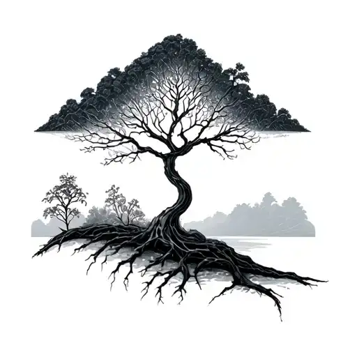 growth and new beginning tattoo design idea