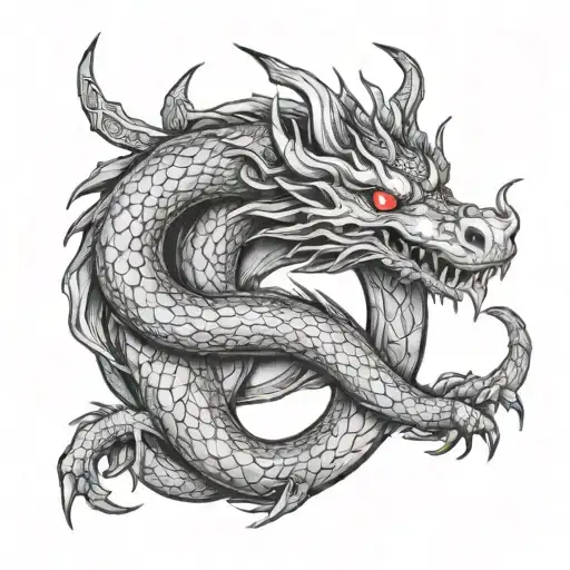 ouroboros dragon tattoo design tattoo design idea