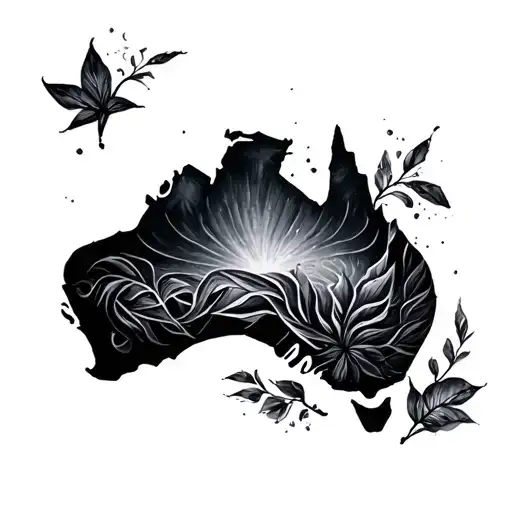 Australia tattoo design idea