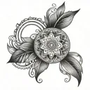A mandala design that represents self-discovery and spiritual growth tattoo design idea