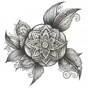 A mandala design that represents self-discovery and spiritual growth tattoo design idea