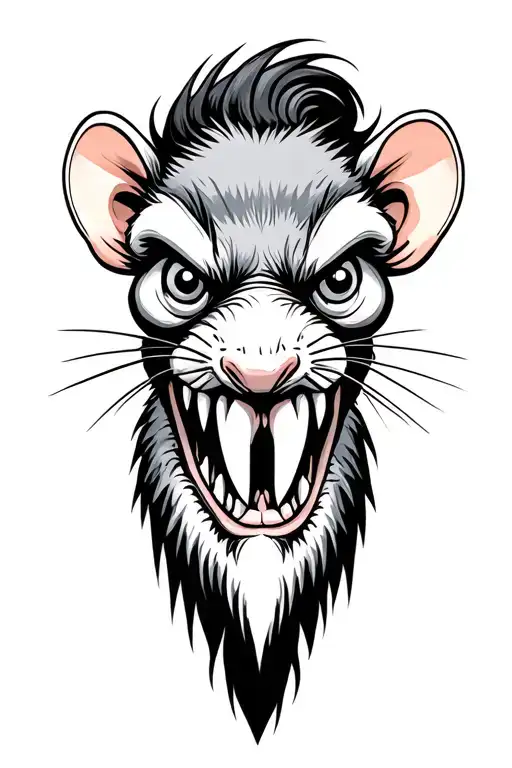 Rat Fink tattoo design idea