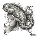 horoscope aquarius cancer cancer and fisches tattoo design idea