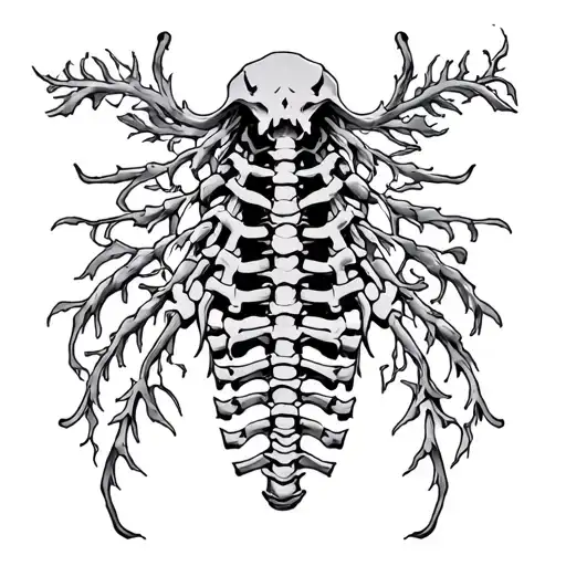 spine tattoo inspired by living in south east idaho  tattoo design idea