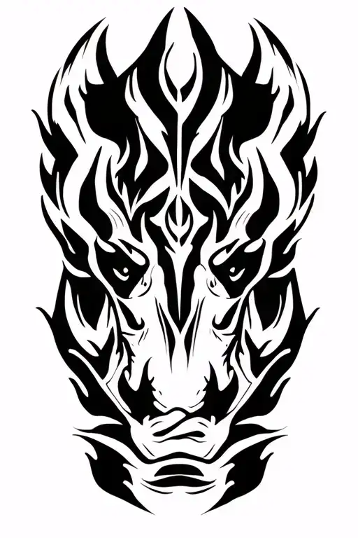 rhino tattoo design idea