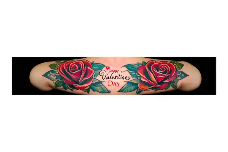 valentines day tattoo design idea