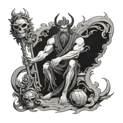 Hades game tattoo design idea