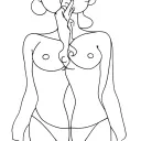 bisexual sex tattoo design idea