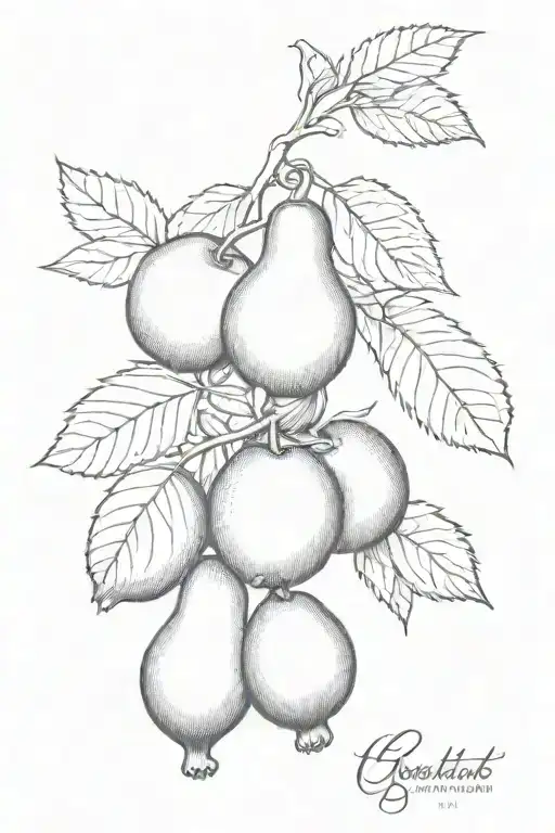 fruits of the spirit, galatians 5:22-26 tattoo design idea