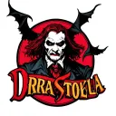 Dracula bram stoker logo arm tattoo design idea