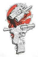 2nd amendment  tattoo design idea