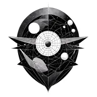 Astrophysics tattoo design idea