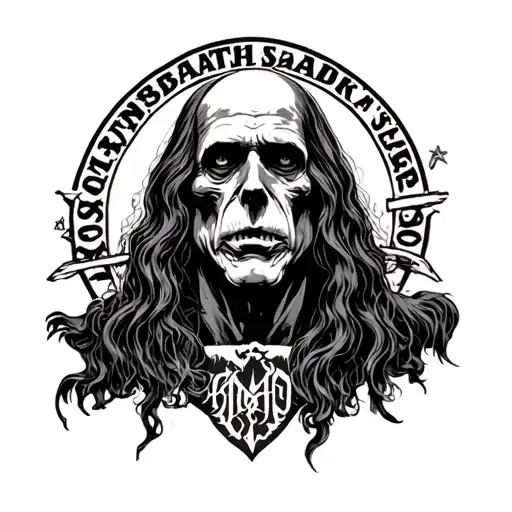 Black Sabbath tattoo design idea