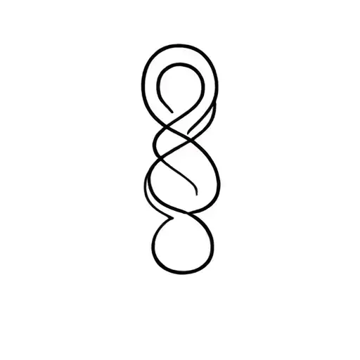 number 8 tattoo design idea