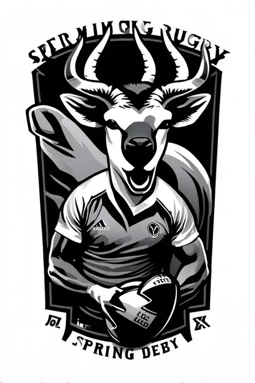 Springbok Rugby Team tattoo design idea