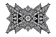 Old Slavic patterns tattoo design idea