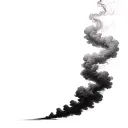 Filler Clouds and Smoke tattoo design idea