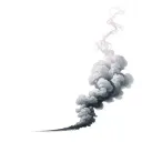 Filler Clouds and Smoke tattoo design idea