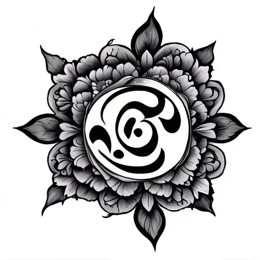 Sanskrit tattoo design idea