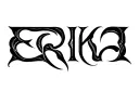 "Erika" tattoo design idea
