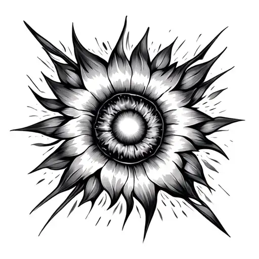 Positive Energy tattoo design idea