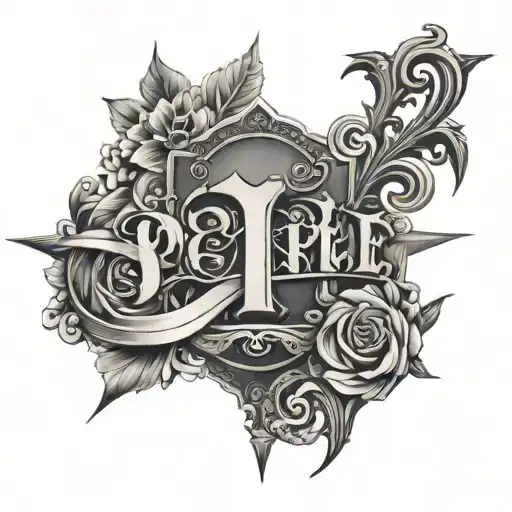 philosophy, letters, psychology tattoo design idea