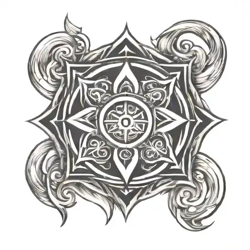 empath protection symbol tattoo design idea