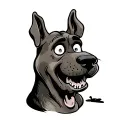 Scooby Doo scared tattoo design idea