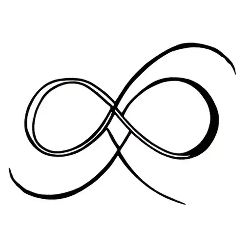A simbol for infinity sign tattoo design idea