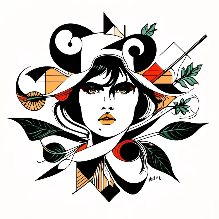 Bauhaus tattoo design idea