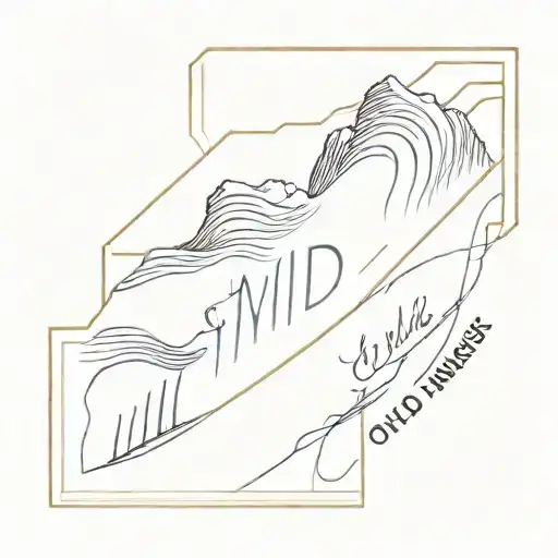 concert ticket for wild rivers tattoo design idea